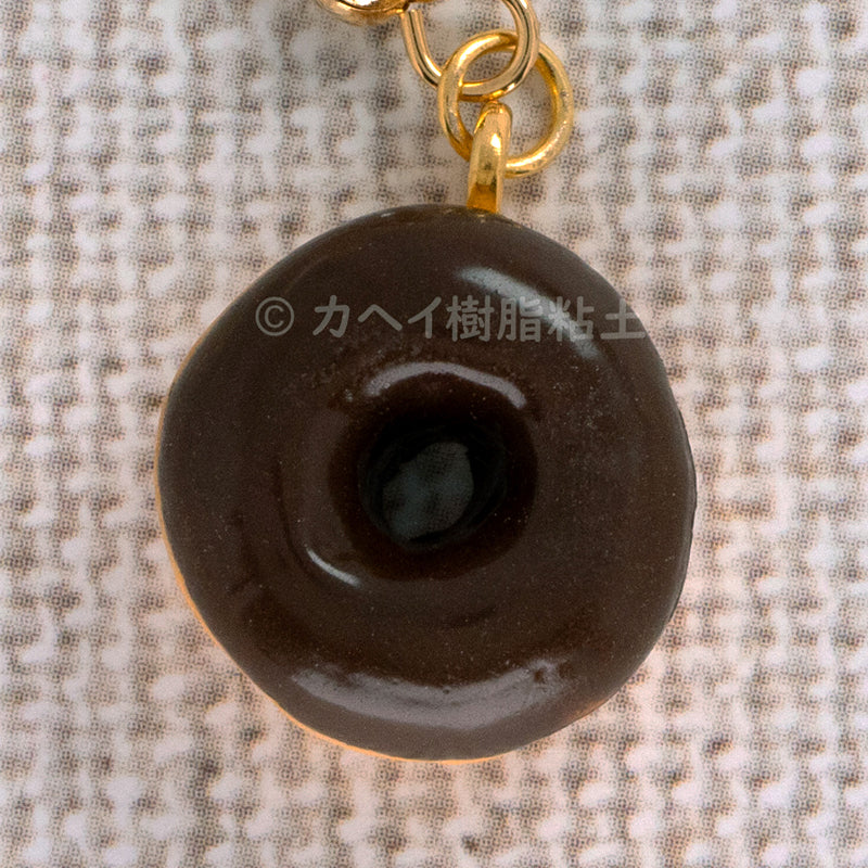 Miniature Bakery - Chocolate Doughnut Earring