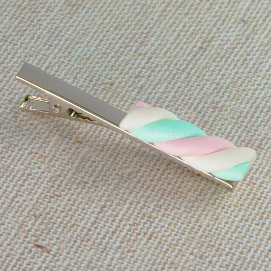 Hong Kong Style - Rainbow Twister Marshmallow Hair Clip