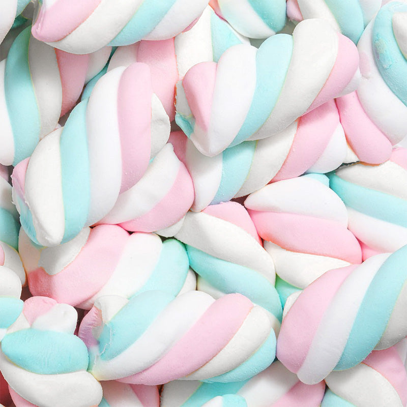 Hong Kong Style - Rainbow Twister Marshmallow Hair Clip
