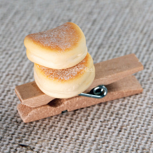 Western Dessert - Fluffy Japanese Soufflé Pancakes with Sugar Powder Wooden Clip